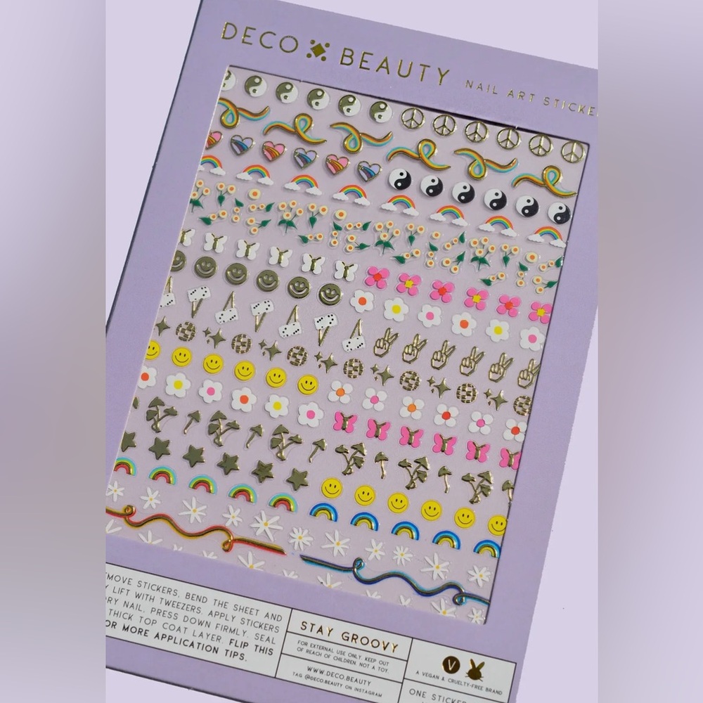 Deco Beauty Nail Art Stickers- Stay Groovy